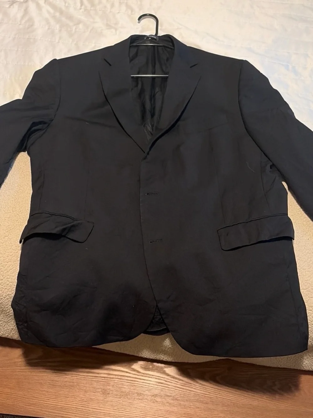 Stafford Black Men's Sport Coat Blazer